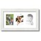 ArtToFrames Collage Photo Picture Frame with 3 - 3.5x5 inch Openings, Framed in White with Over 62 Mat Color Options and Regular Glass (CSM-3966-29)